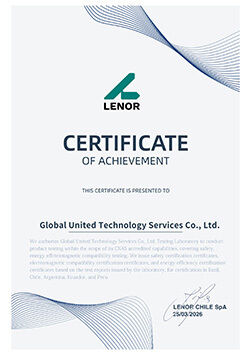 Chiny Global United Technology Services Co.,Ltd. Certyfikaty